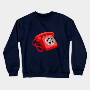 Teledial alloy wheel phone Crewneck Sweatshirt